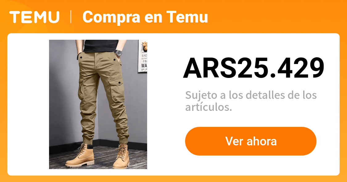 pantalones cargo   resistencia hombre diseño - Temu Argentina